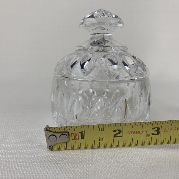 Gorham Althea Crystal Sugar Bowl Jeweler Trinket Ring Holder - Germany - Picture 12 of 12